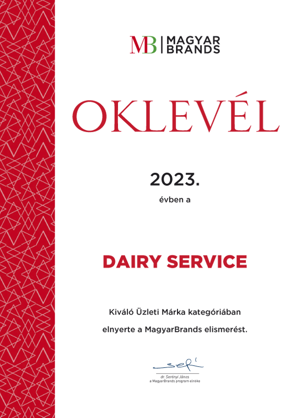 MagyarBrands oklevél